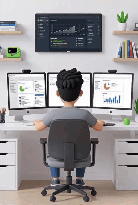 Pradeep Nair working animation